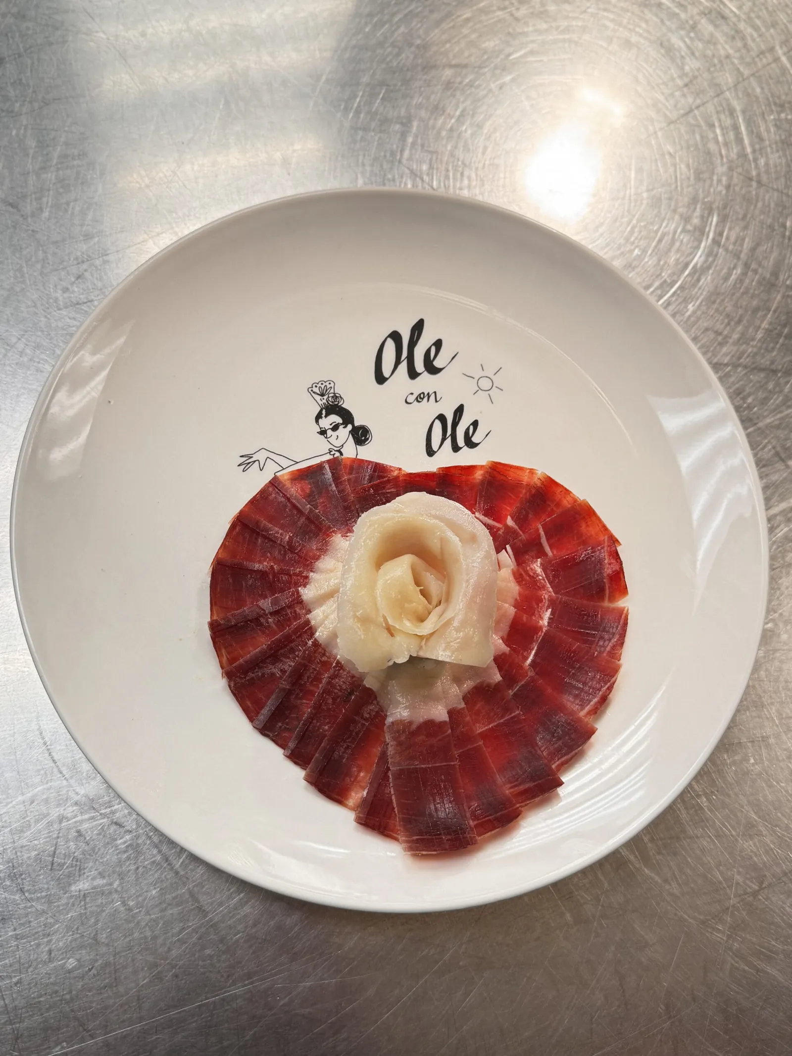 Emplatado de jamón ibérico al corte