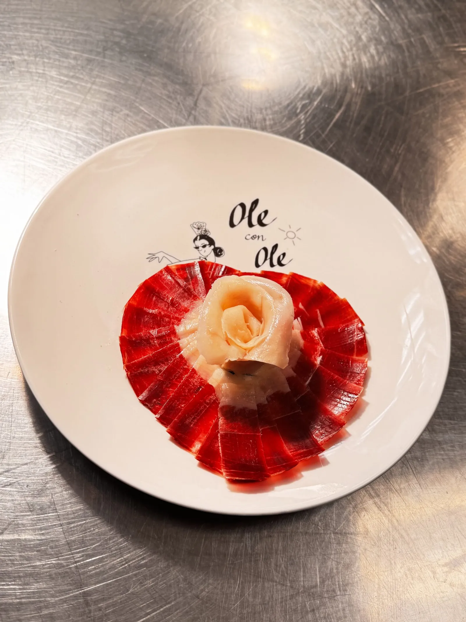 Emplatado de jamón ibérico al corte