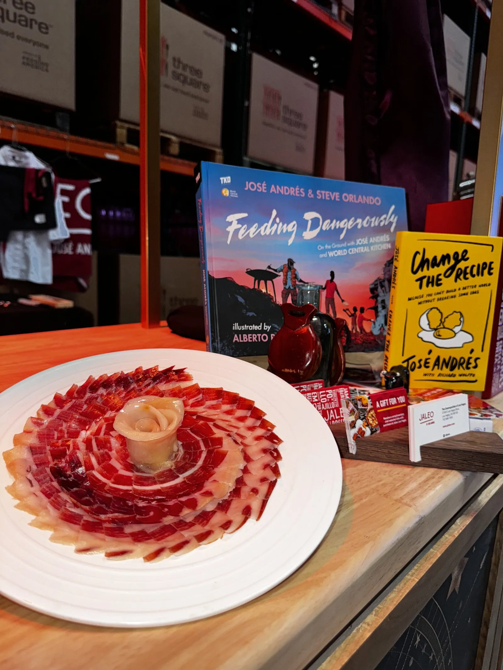 Emplatado de jamón ibérico al corte